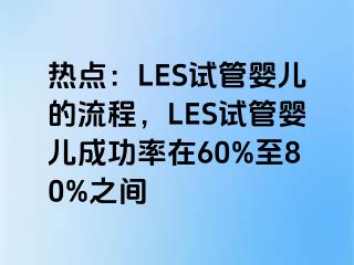 热点：LES试管婴儿的流程，LES试管婴儿成功率在60%至80%之间